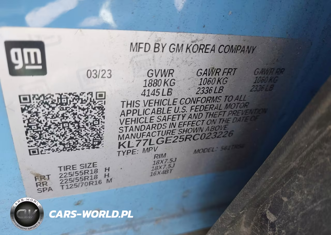 2024 Chevrolet Trax Fwd 1Rs VIN:KL77LGE25RC023226 - 9