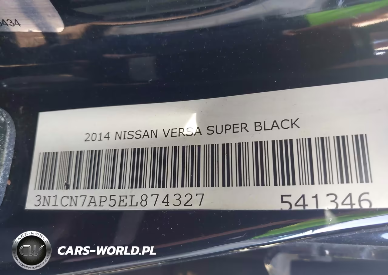2014 Nissan Versa 1.6 S+ VIN:3N1CN7AP5EL874327 - 9