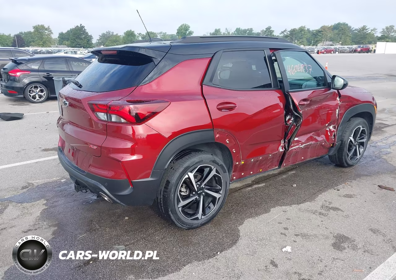 2022 Chevrolet Trailblazer Fwd Rs VIN:KL79MTSLXNB083627 - 4