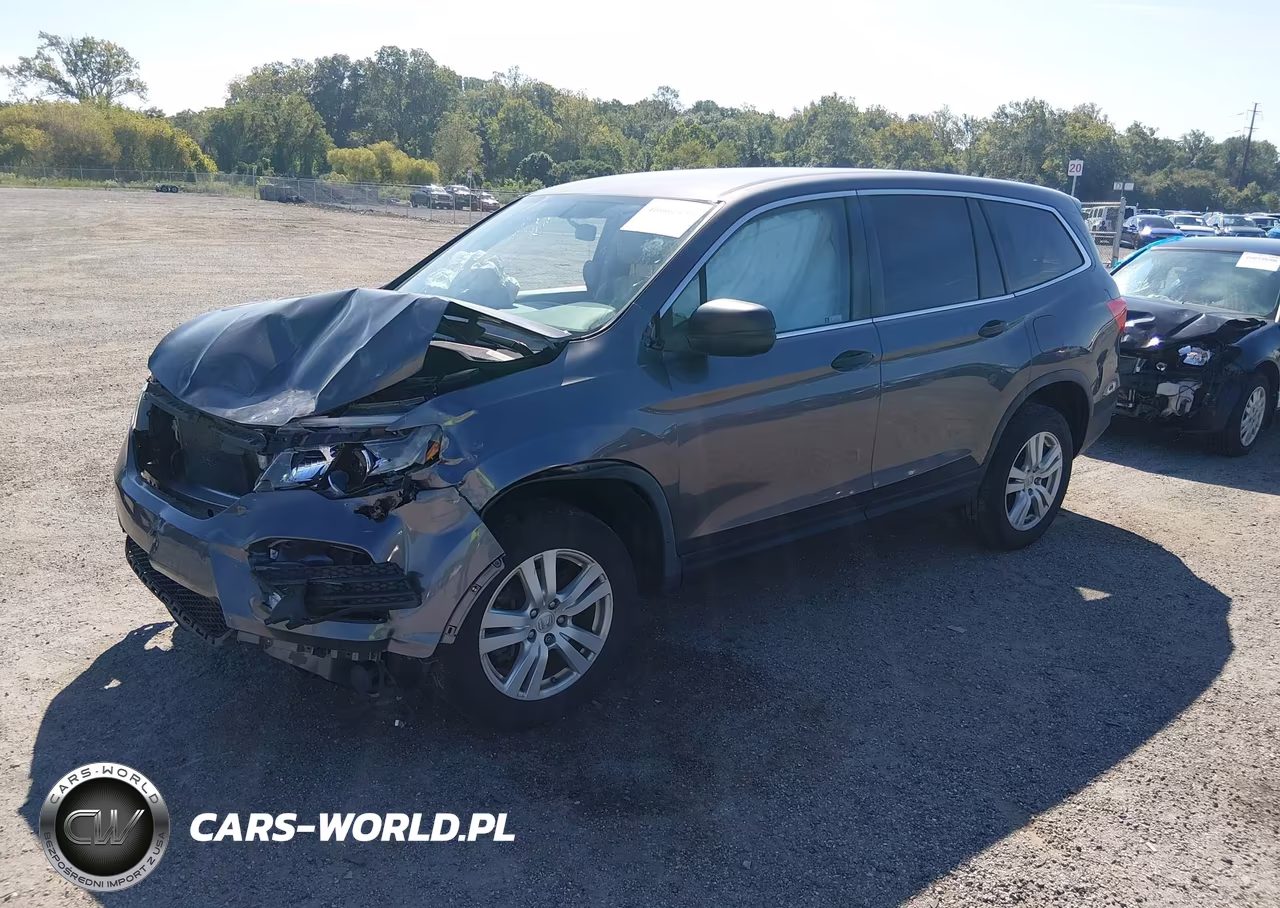 2017 Honda Pilot Lx VIN:5FNYF6H15HB103932 - 2