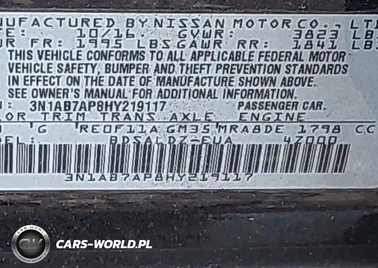 2017 Nissan Sentra Sv VIN:3N1AB7AP8HY219117 - 9