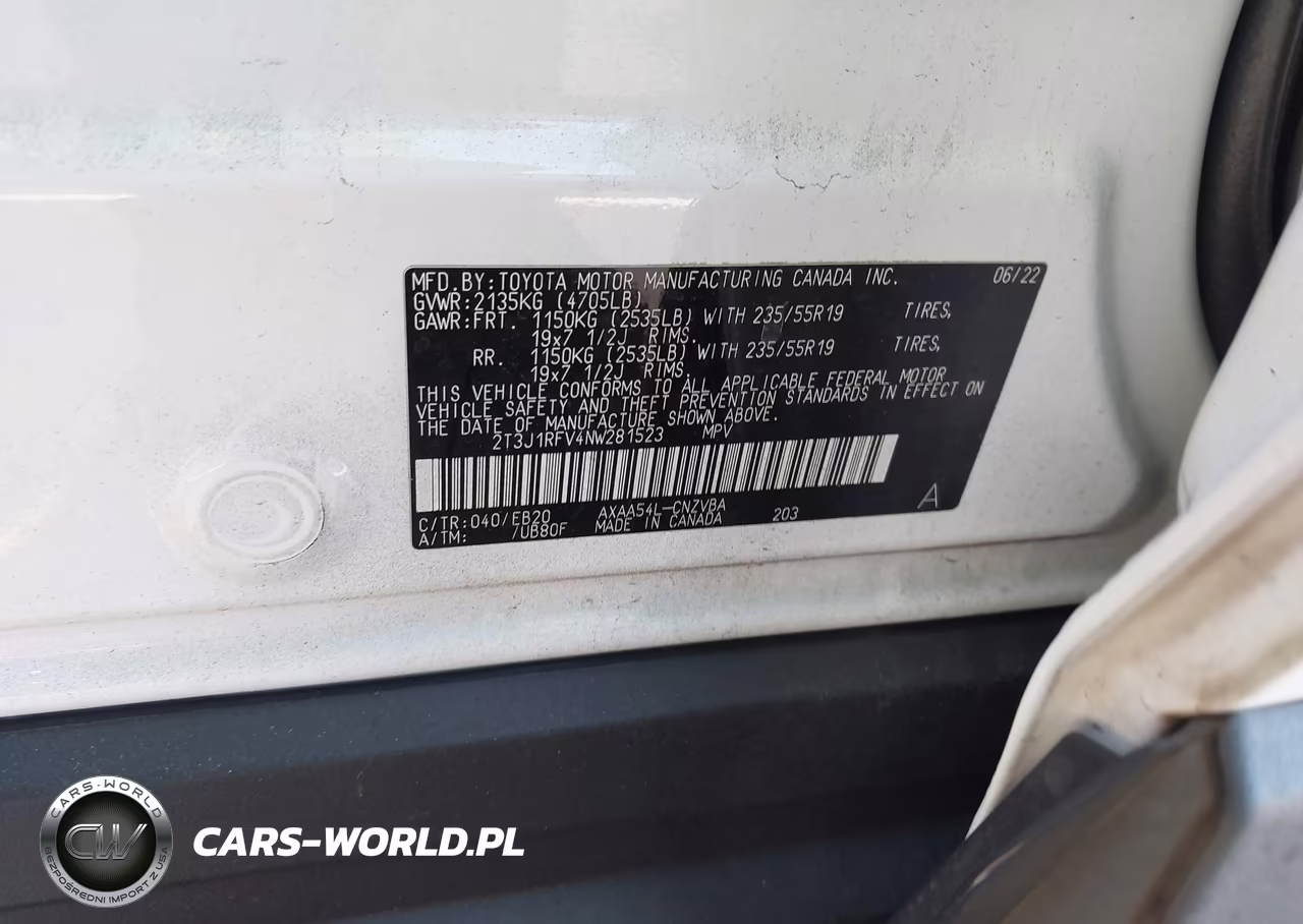 2022 Toyota Rav4 Adventure VIN:2T3J1RFV4NW281523 - 9
