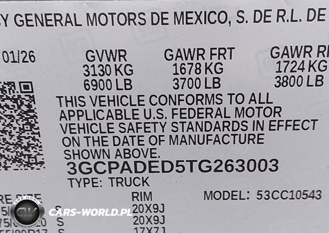 2026 Chevrolet Silverado 1500 2Wd Short Bed Rst VIN:3GCPADED5TG263003 - 9