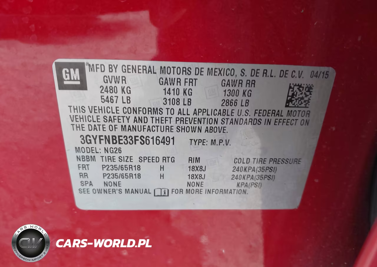 2015 Cadillac Srx Luxury Collection VIN:3GYFNBE33FS616491 - 9