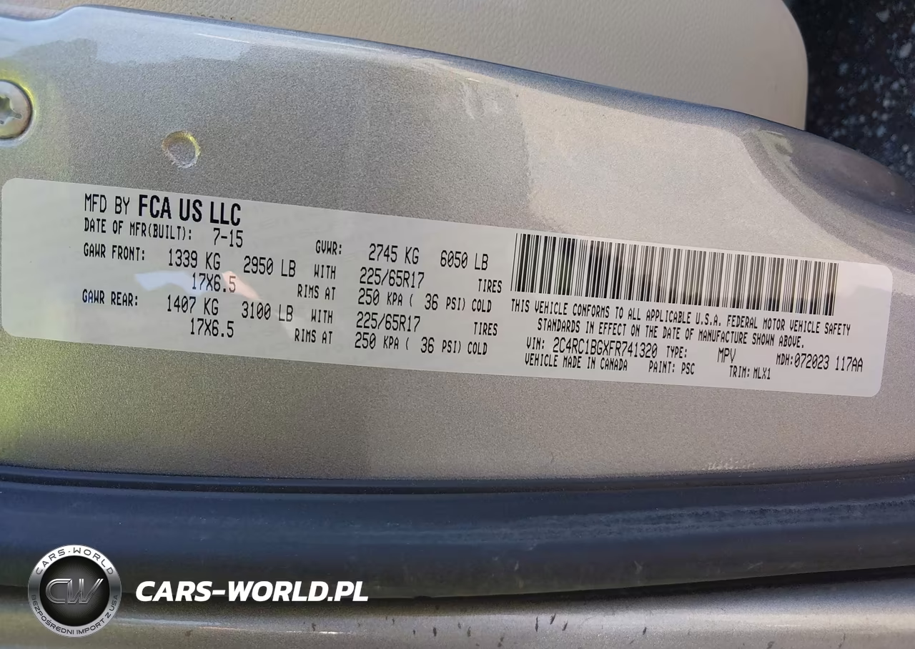 2015 Chrysler Town & Country Touring VIN:2C4RC1BGXFR741320 - 9