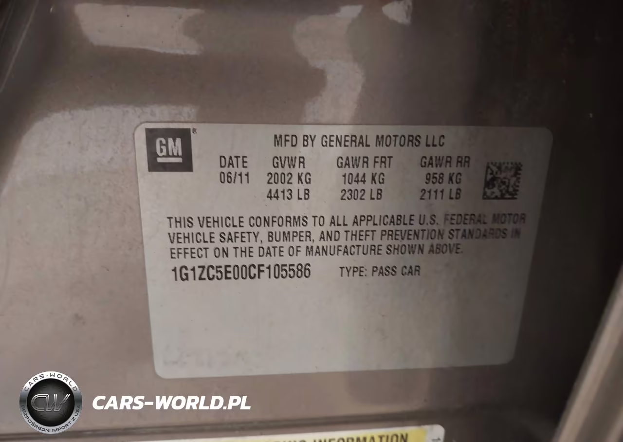 2012 Chevrolet Malibu 1Lt VIN:1G1ZC5E00CF105586 - 9