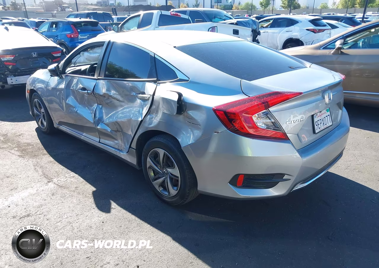 2020 Honda Civic Lx VIN:19XFC2F63LE213688 - 3