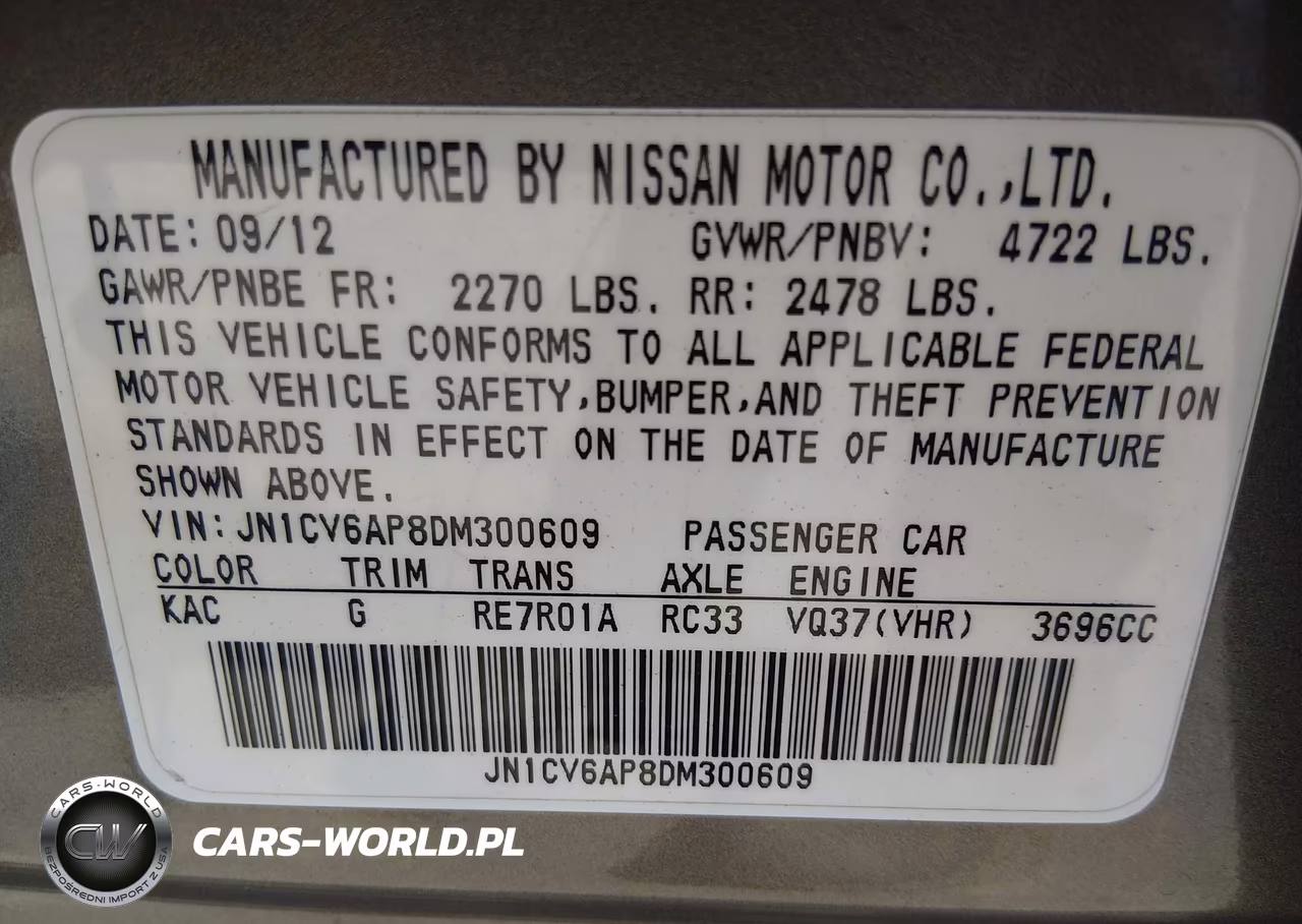 2013 Infiniti G37 Journey VIN:JN1CV6AP8DM300609 - 9