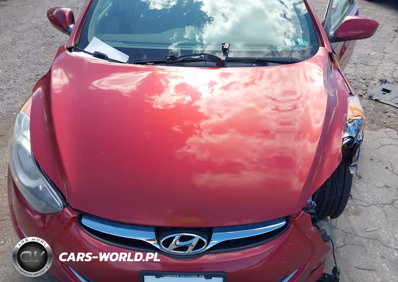 2013 Hyundai Elantra Gls VIN:5NPDH4AE6DH249021 - 10