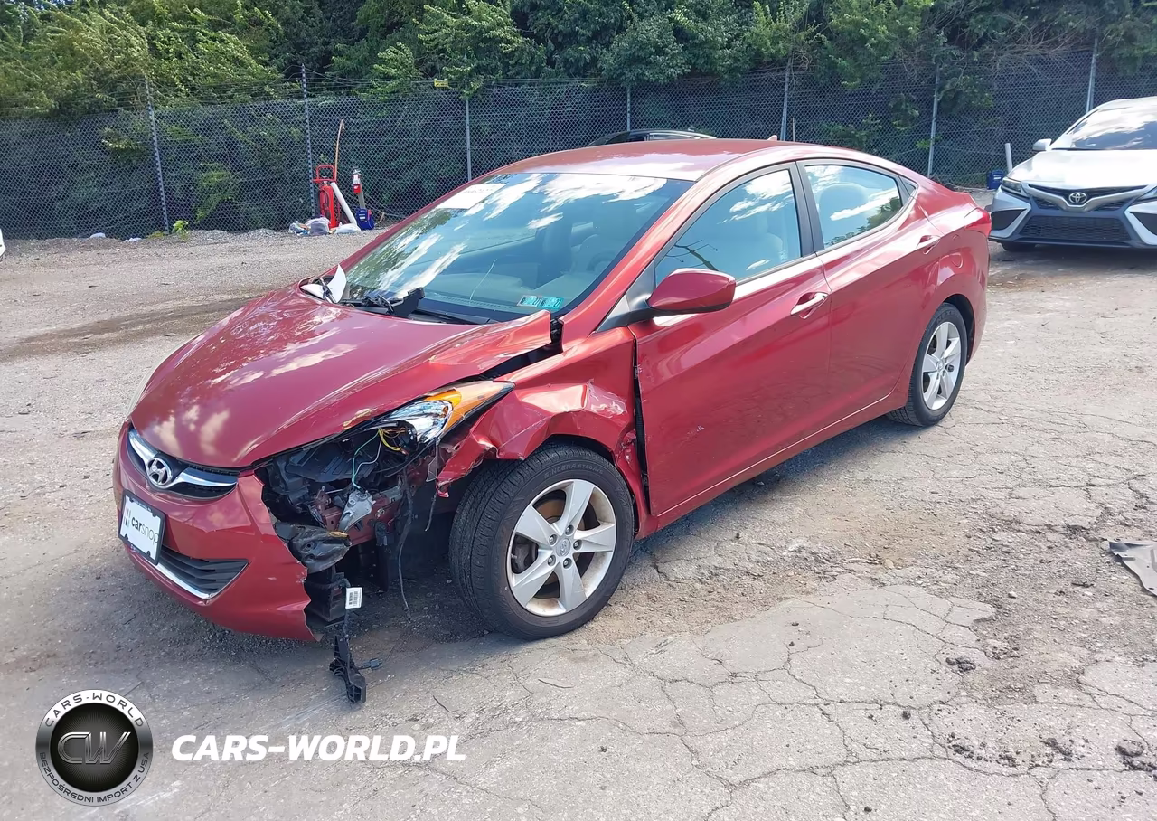 2013 Hyundai Elantra Gls VIN:5NPDH4AE6DH249021 - 2