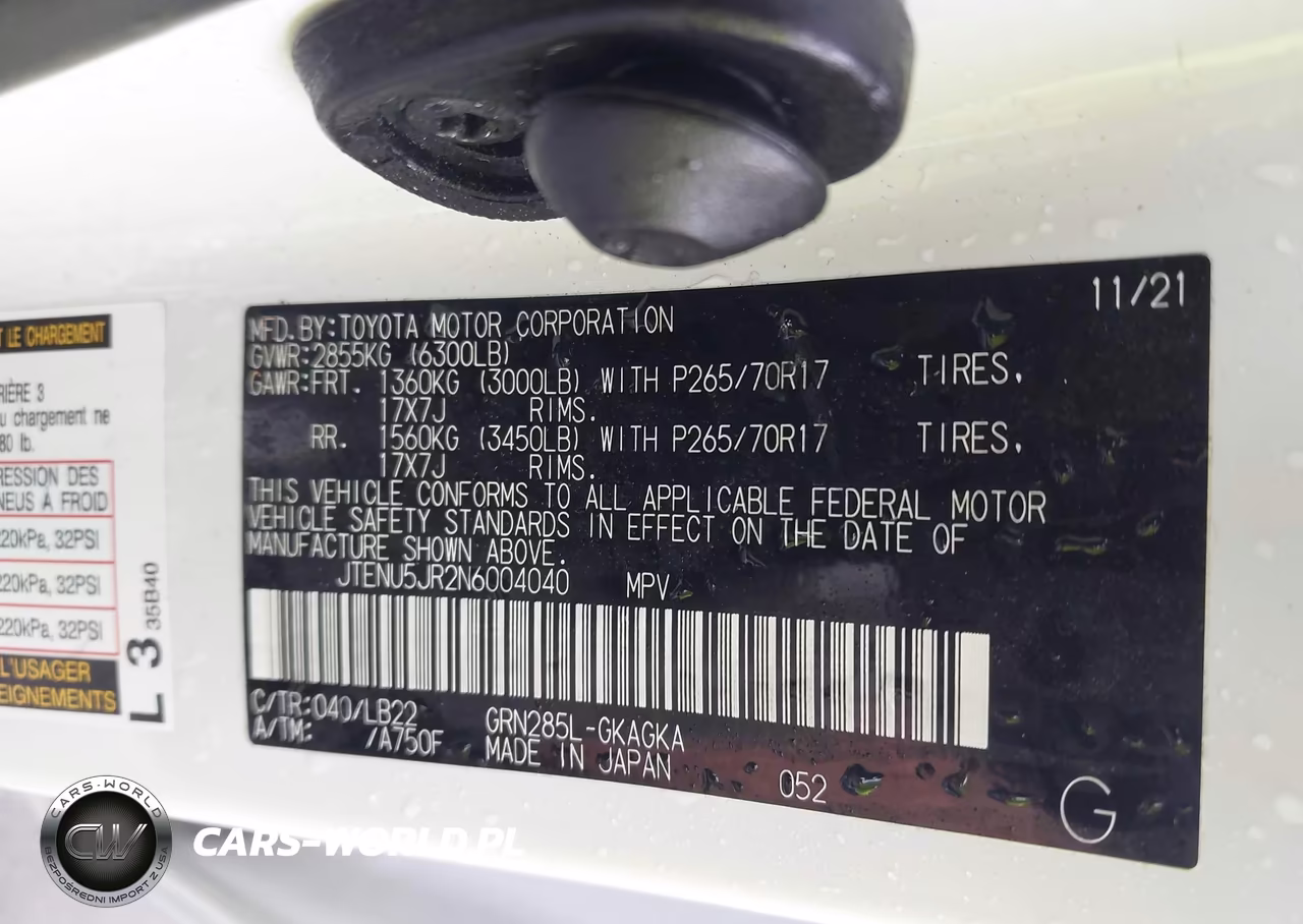 2022 Toyota 4Runner Sr5 Premium VIN:JTENU5JR2N6004040 - 9
