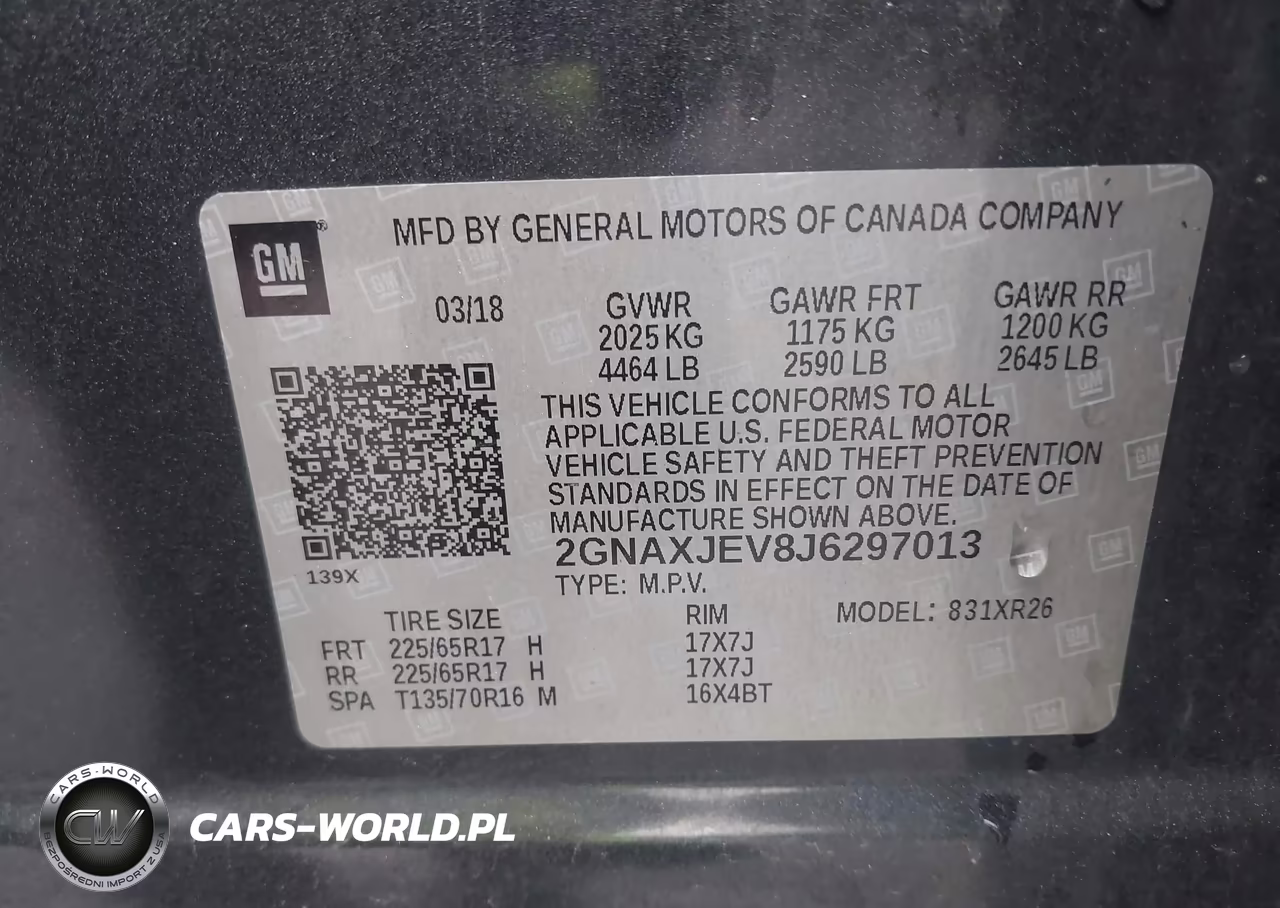2018 Chevrolet Equinox Lt VIN:2GNAXJEV8J6297013 - 9