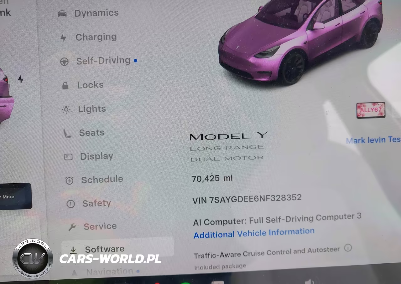 2022 Tesla Model Y Long Range Dual Motor All-Wheel Drive VIN:7SAYGDEE6NF328352 - 16