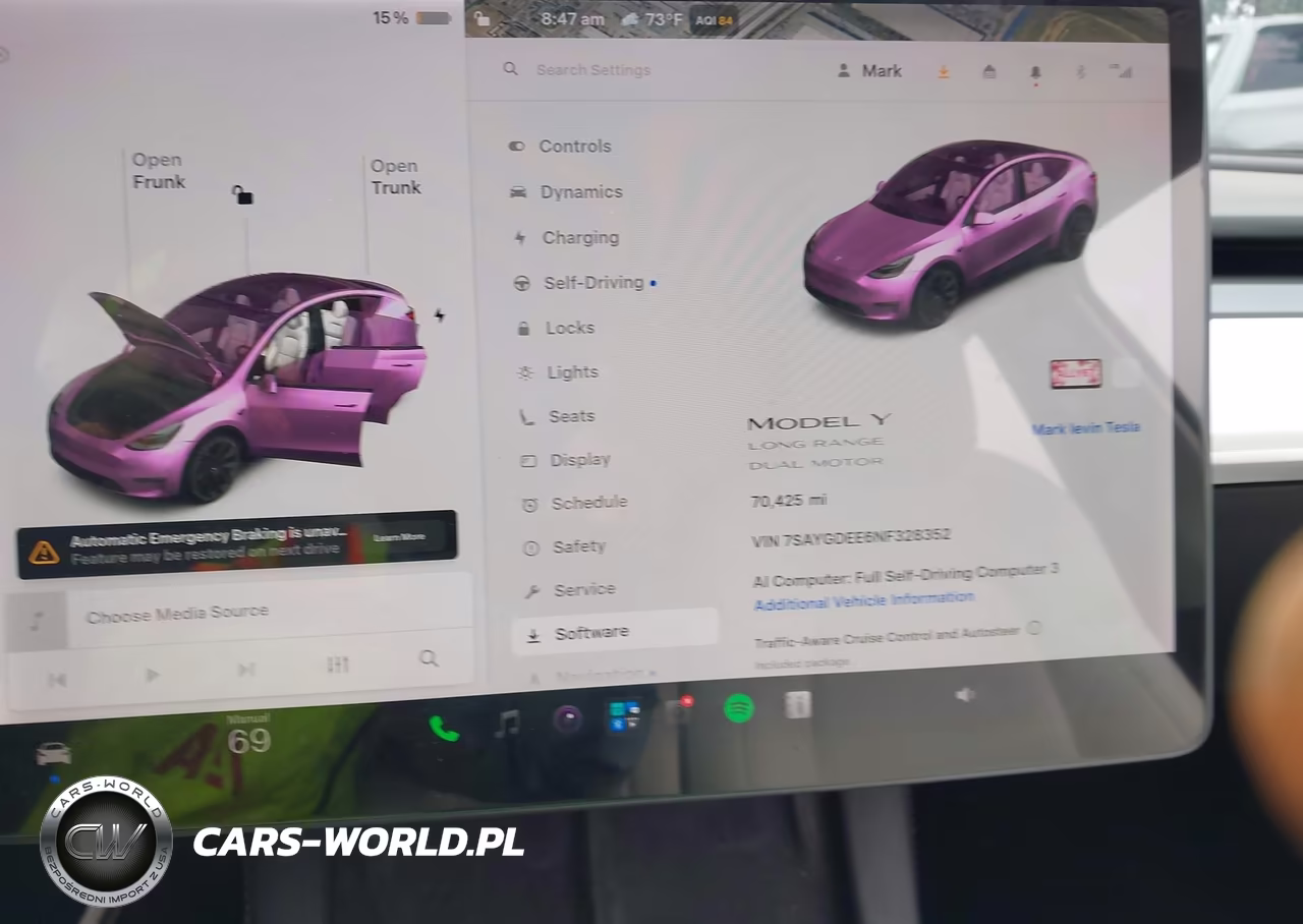 2022 Tesla Model Y Long Range Dual Motor All-Wheel Drive VIN:7SAYGDEE6NF328352 - 19