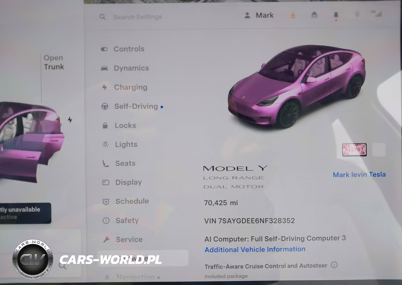 2022 Tesla Model Y Long Range Dual Motor All-Wheel Drive VIN:7SAYGDEE6NF328352 - 7