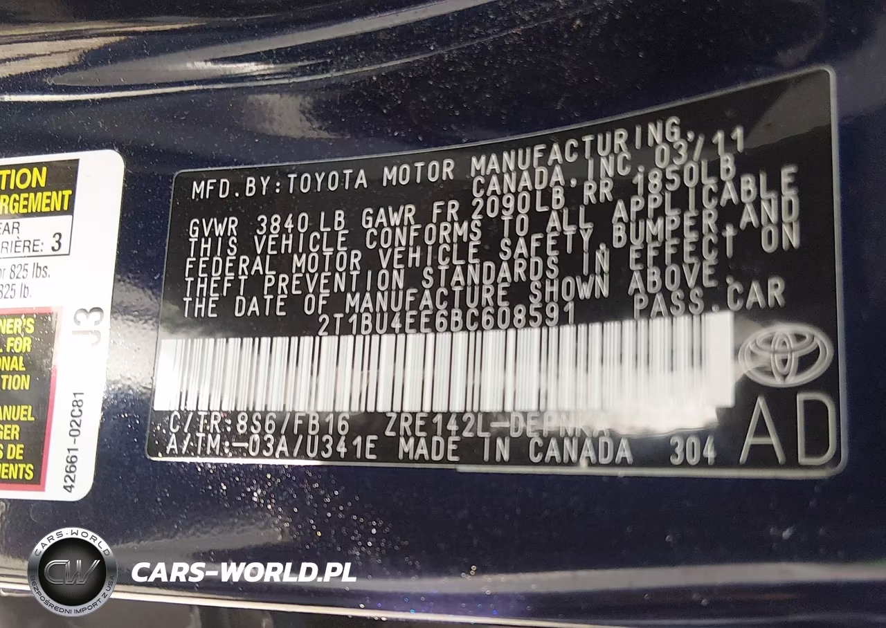 2011 Toyota Corolla Le VIN:2T1BU4EE6BC608591 - 9