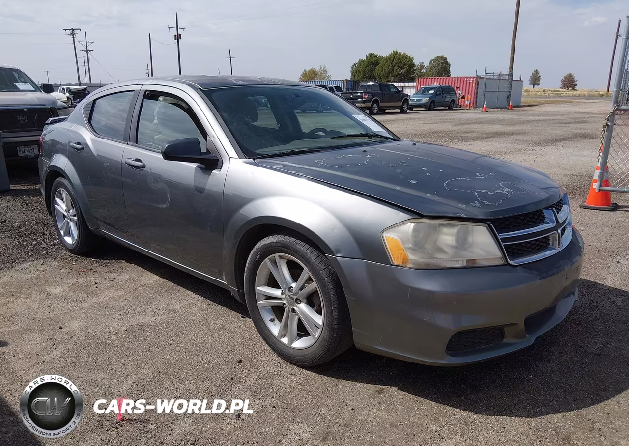 2013 Dodge Avenger Se V6 VIN:1C3CDZAG9DN519823 - 1