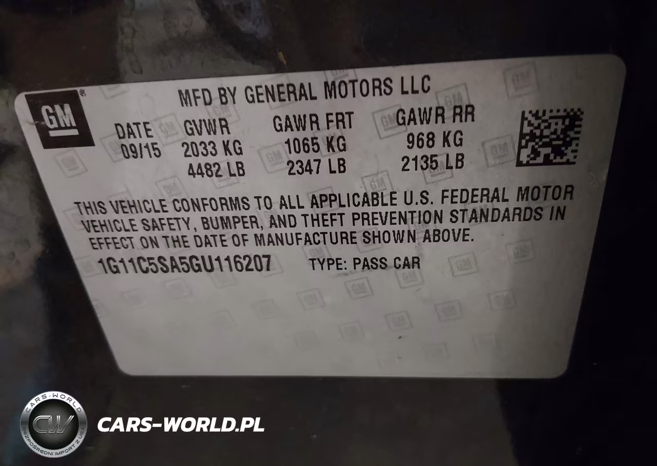 2016 Chevrolet Malibu Limited Lt VIN:1G11C5SA5GU116207 - 9