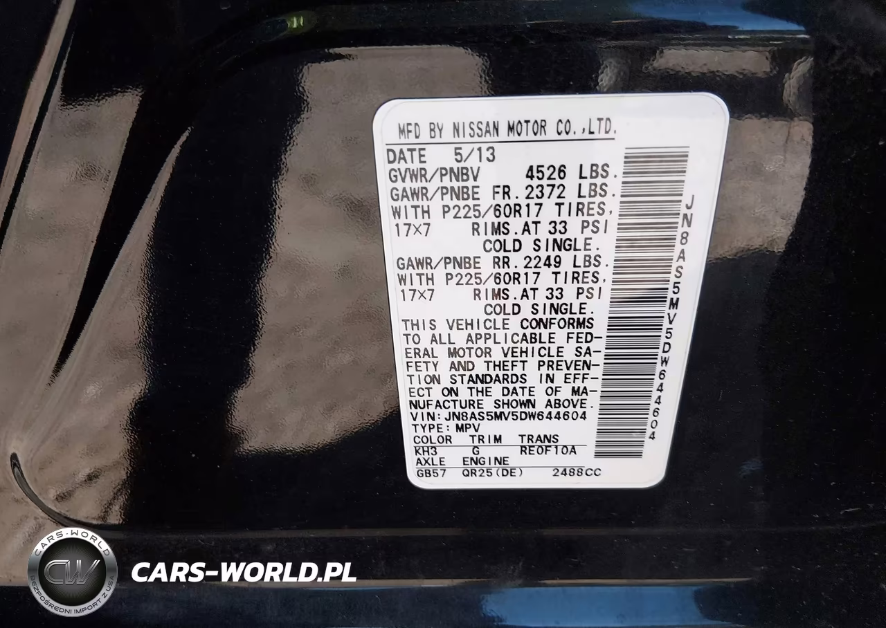 2013 Nissan Rogue Sv VIN:JN8AS5MV5DW644604 - 9
