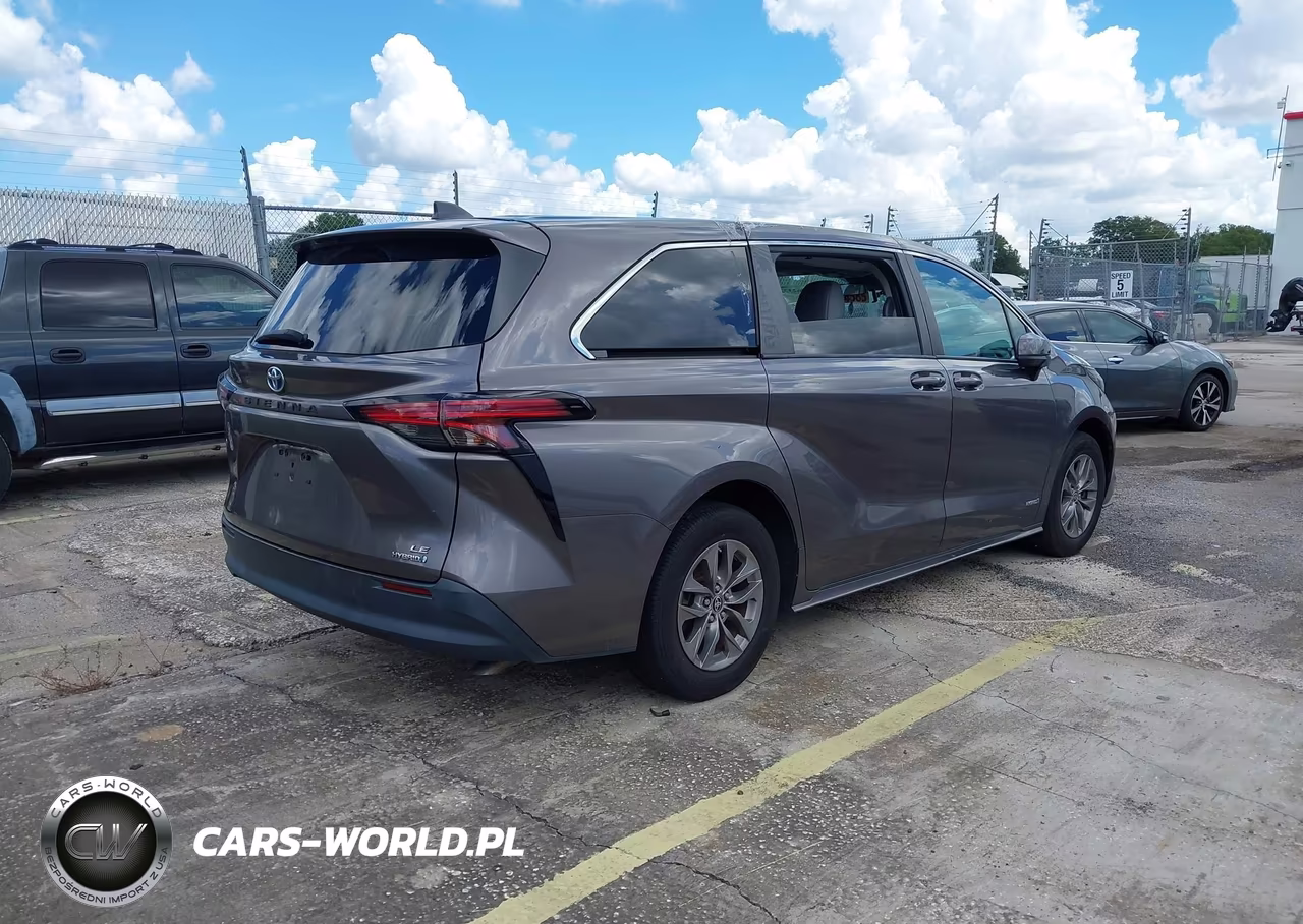 2021 Toyota Sienna Le VIN:5TDKRKEC6MS044293 - 4