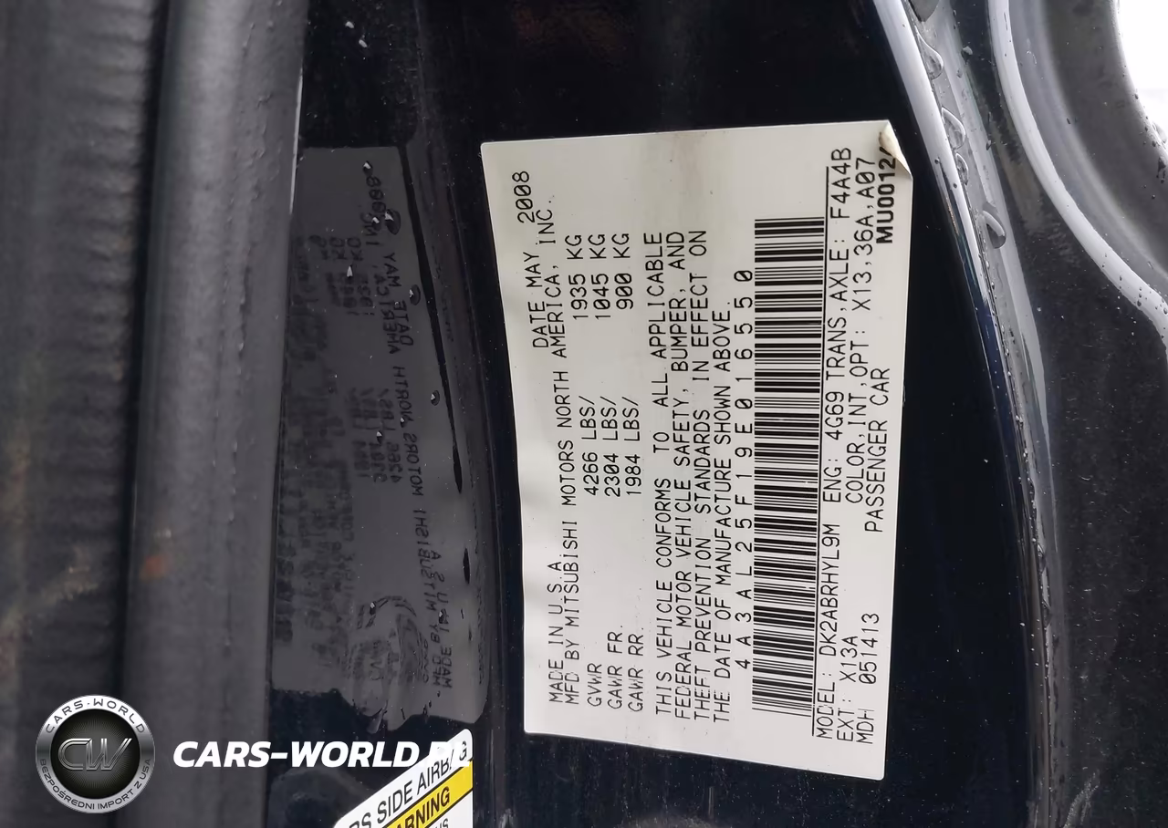 2009 Mitsubishi Eclipse Spyder Gs VIN:4A3AL25F19E016550 - 9