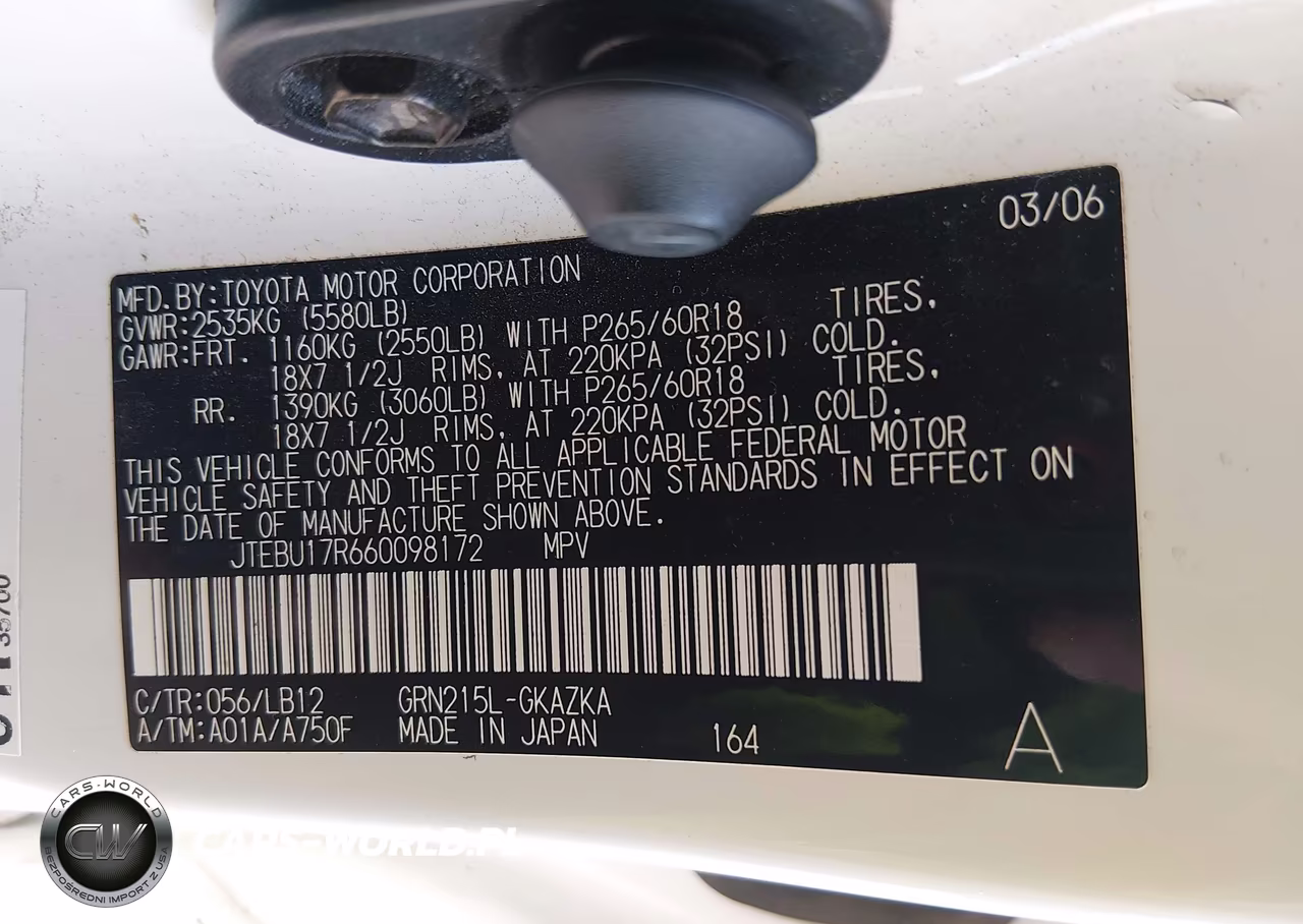 2006 Toyota 4Runner Limited V6 VIN:JTEBU17R660098172 - 9