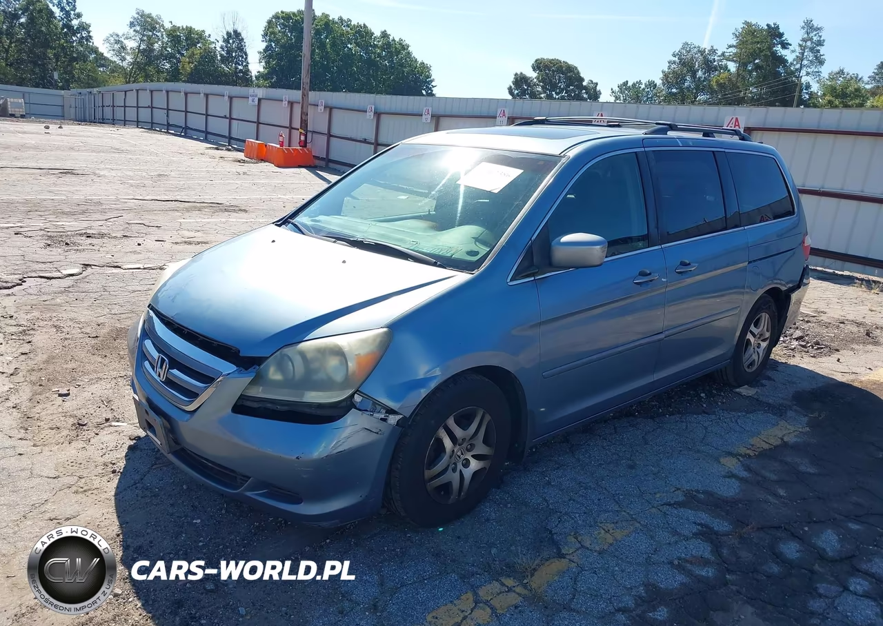 2005 Honda Odyssey Ex-L VIN:5FNRL38745B067078 - 2