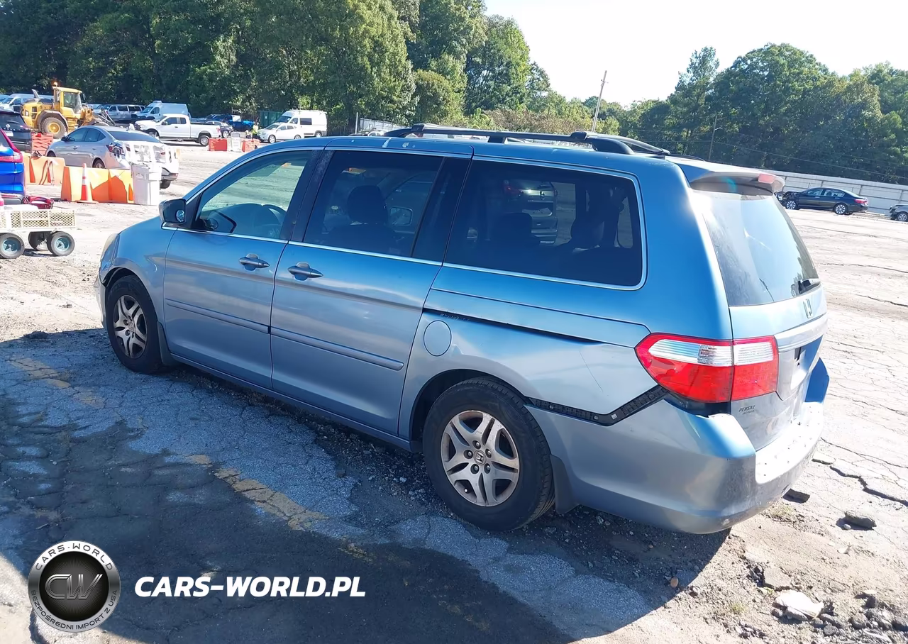 2005 Honda Odyssey Ex-L VIN:5FNRL38745B067078 - 3