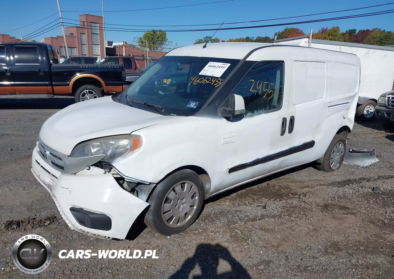 2016 Ram Promaster City Tradesman Slt VIN:ZFBERFBT7G6B19165 - 2