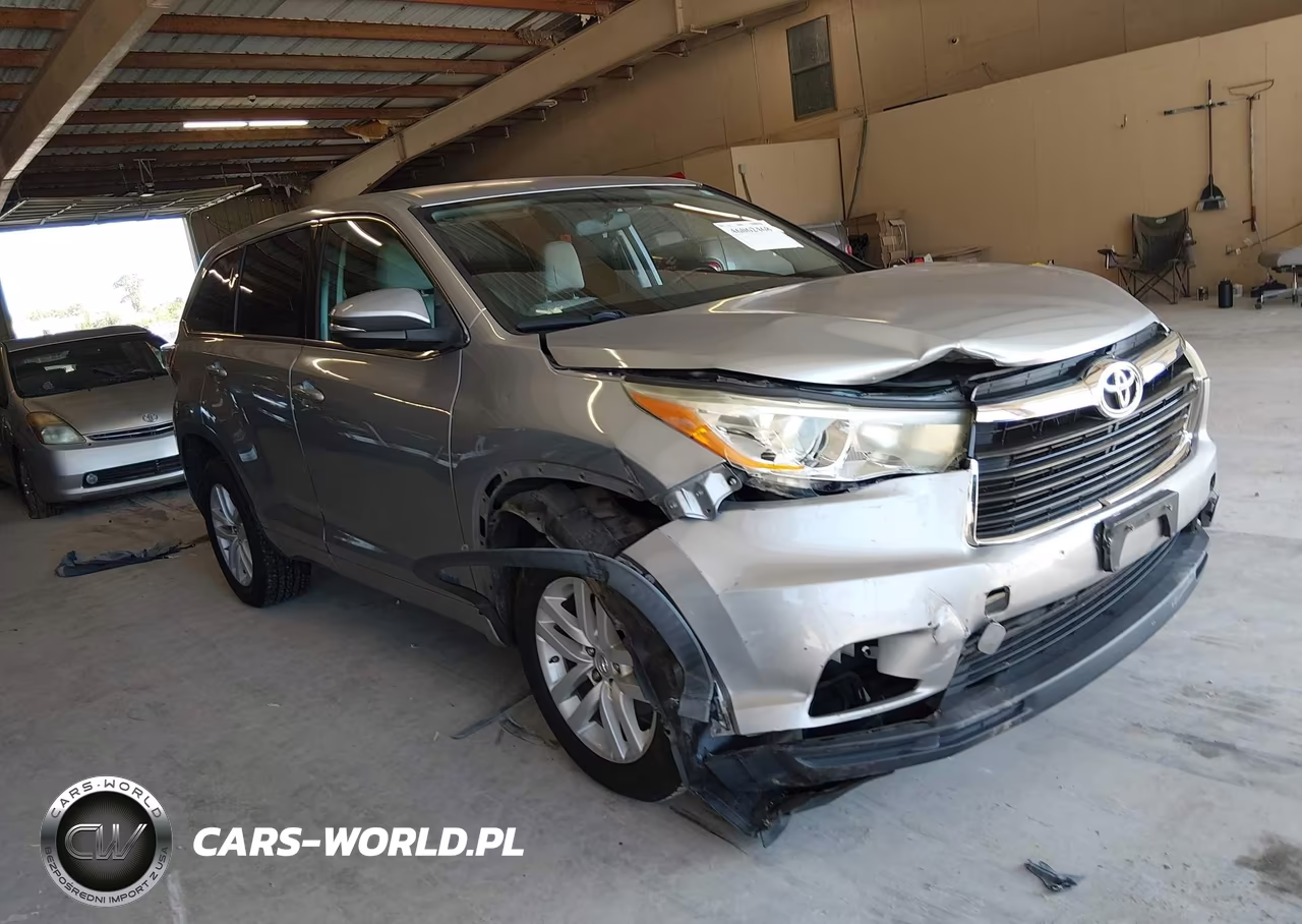 2014 Toyota Highlander Le VIN:5TDZARFH8ES004940 - 1