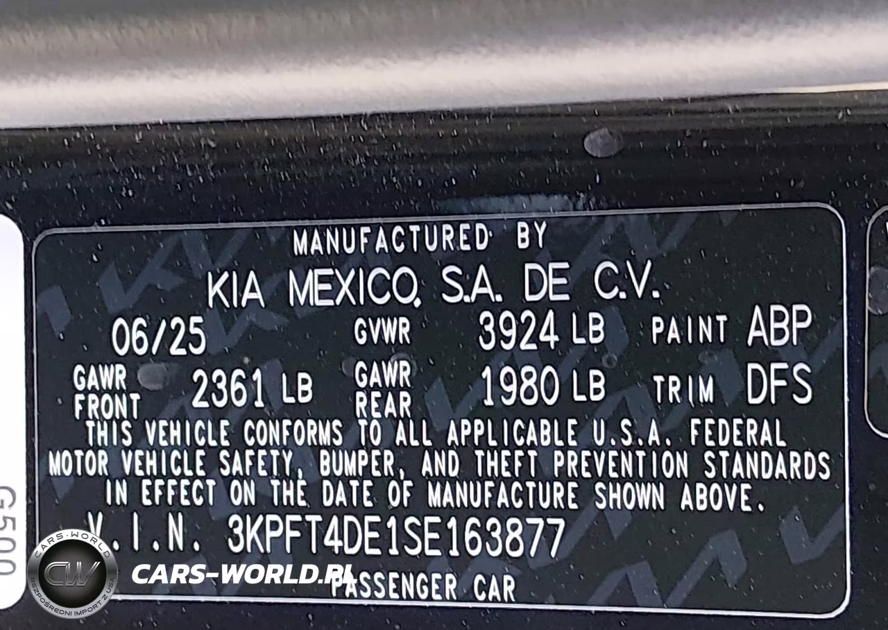 2025 Kia K4 Lxs VIN:3KPFT4DE1SE163877 - 9