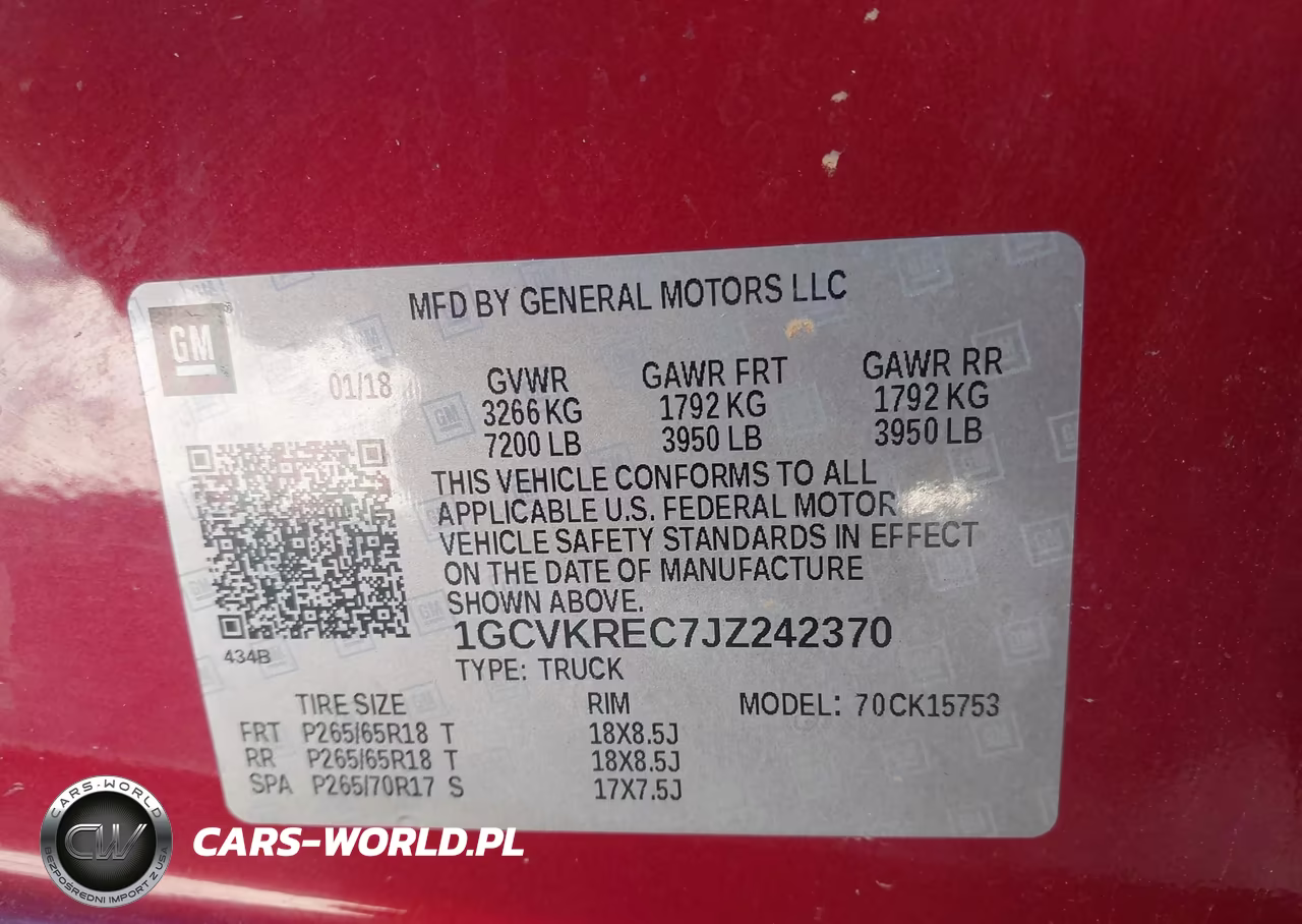 2018 Chevrolet Silverado 1500 1Lt VIN:1GCVKREC7JZ242370 - 9