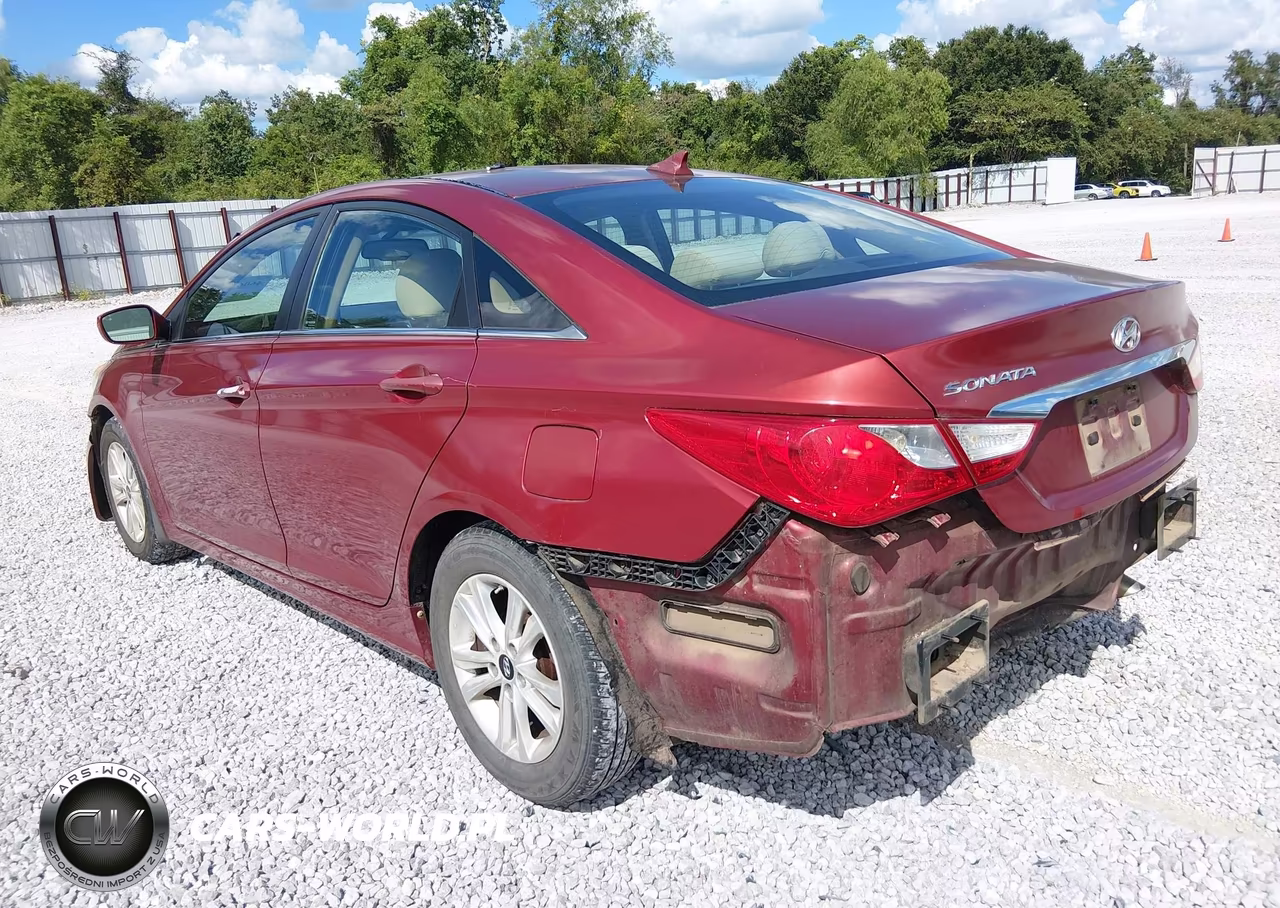 2012 Hyundai Sonata Gls VIN:5NPEB4AC6CH448377 - 3