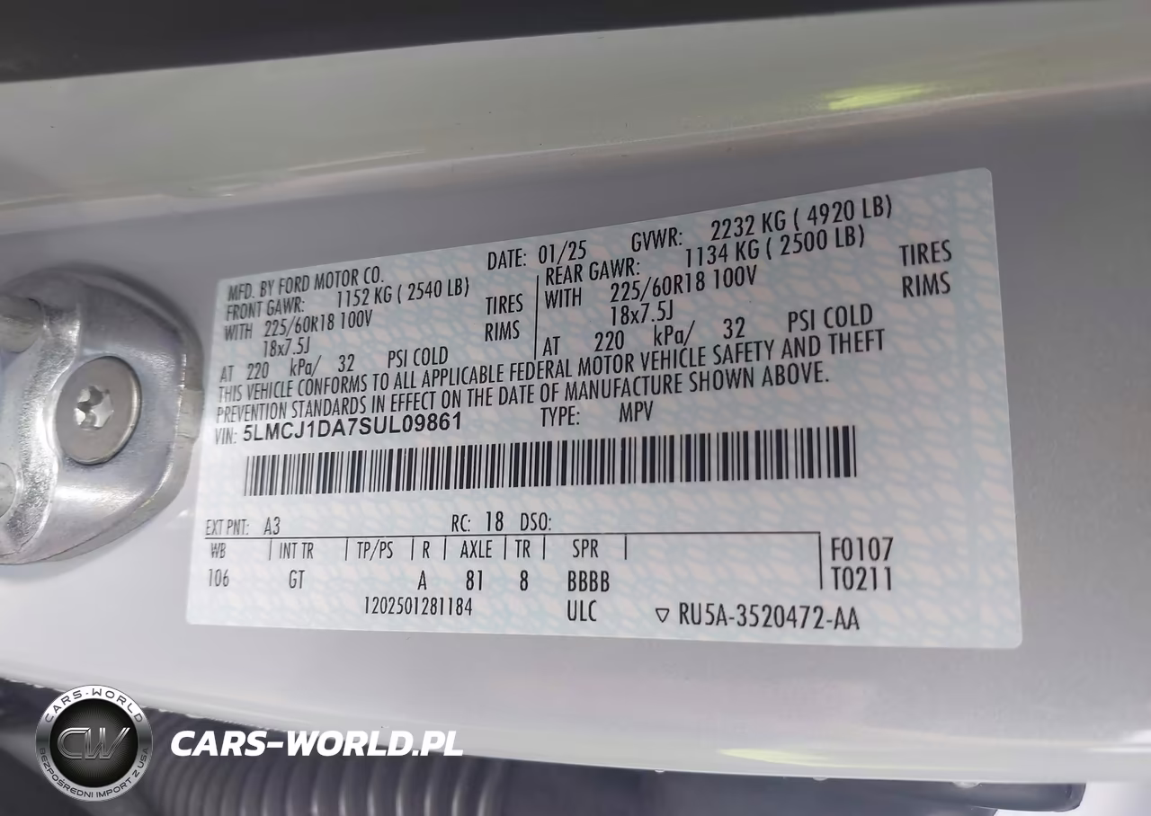 2025 Lincoln Corsair Premiere VIN:5LMCJ1DA7SUL09861 - 9