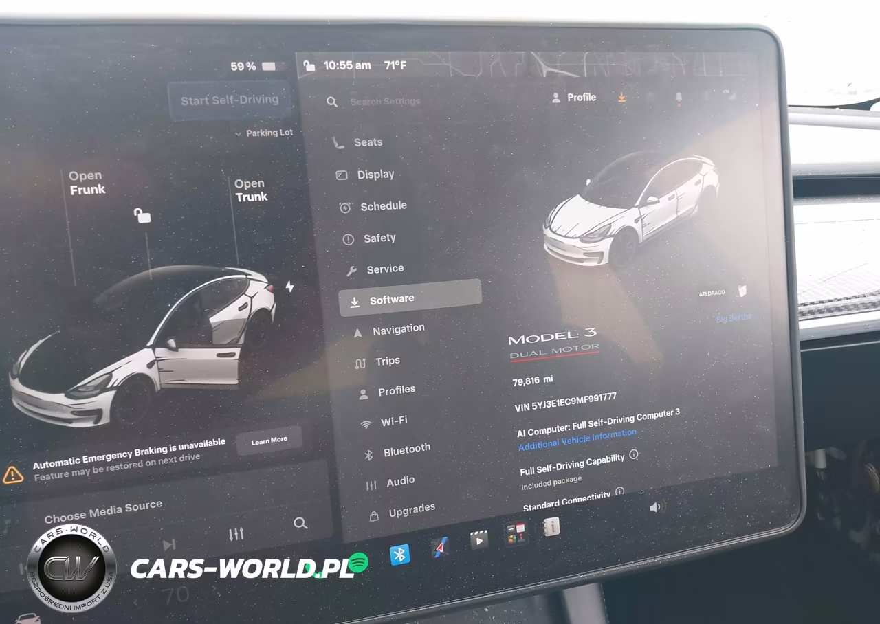 2021 Tesla Model 3 Performance Dual Motor All-Wheel Drive VIN:5YJ3E1EC9MF991777 - 14