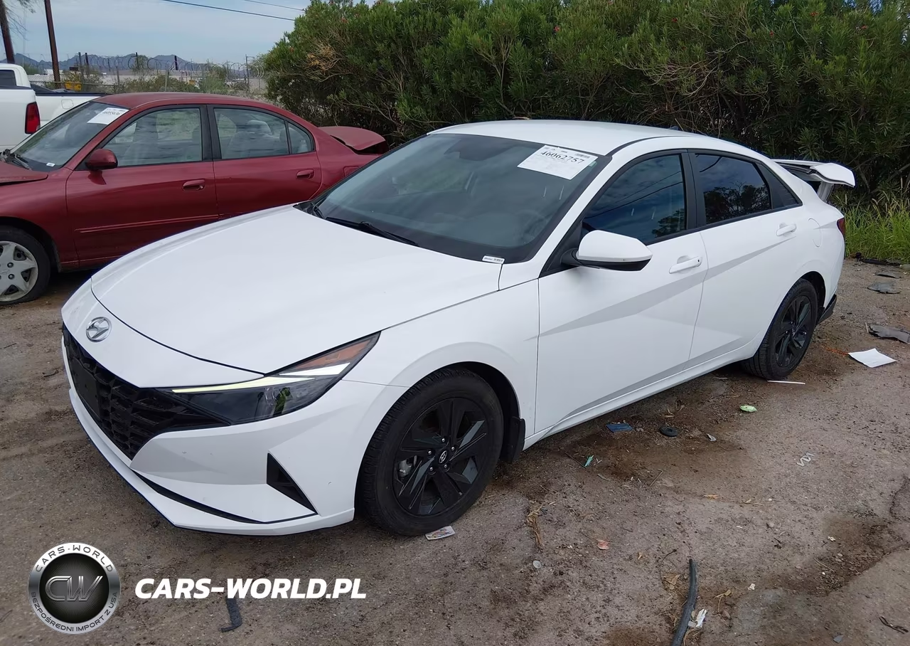 2023 Hyundai Elantra Hybrid Blue VIN:KMHLM4AJXPU059376 - 2