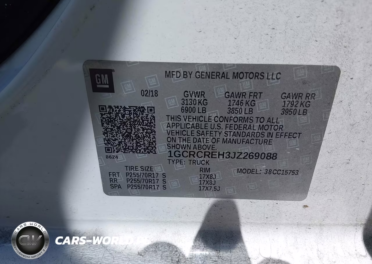 2018 Chevrolet Silverado 1500 1Lt VIN:1GCRCREH3JZ269088 - 9