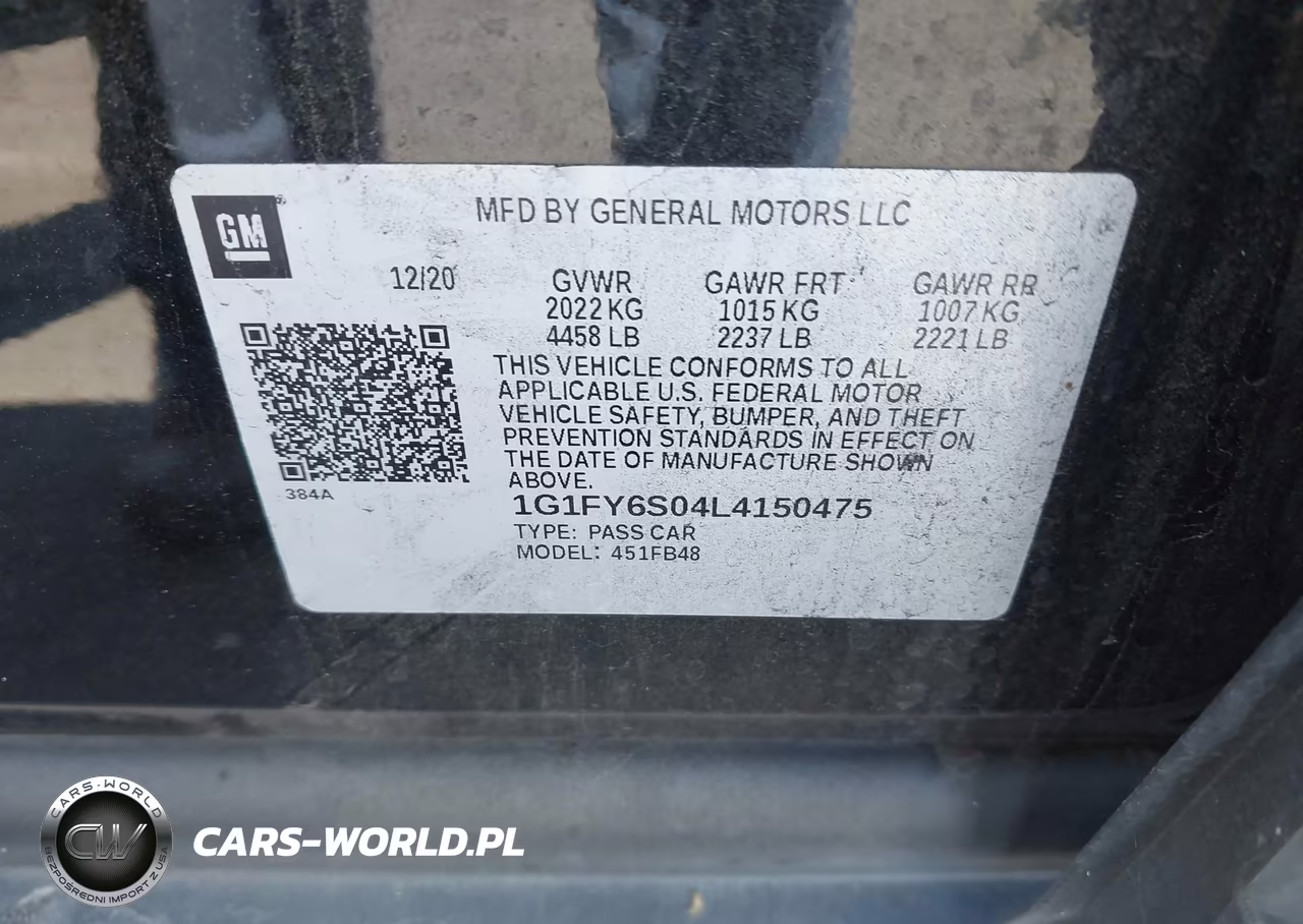 2020 Chevrolet Bolt Ev Fwd Lt VIN:1G1FY6S04L4150475 - 9