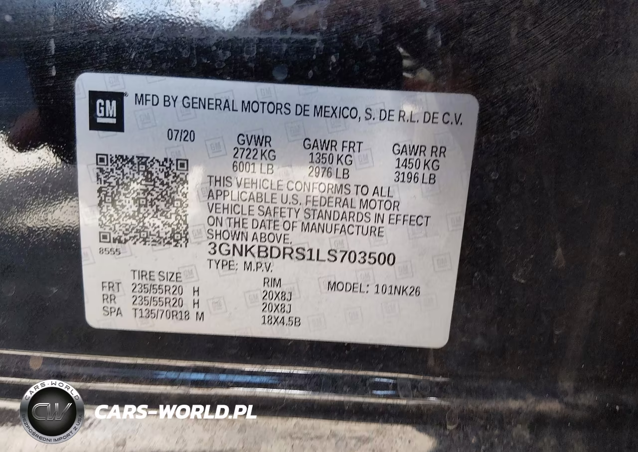 2020 Chevrolet Blazer Fwd 3Lt VIN:3GNKBDRS1LS703500 - 9