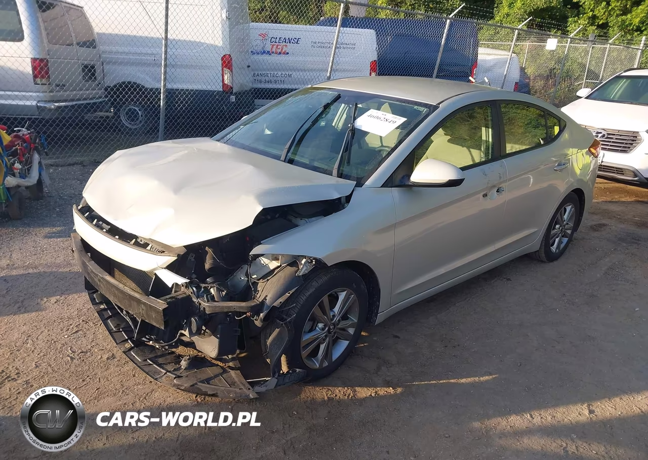2018 Hyundai Elantra Sel VIN:KMHD84LF8JU535844 - 2