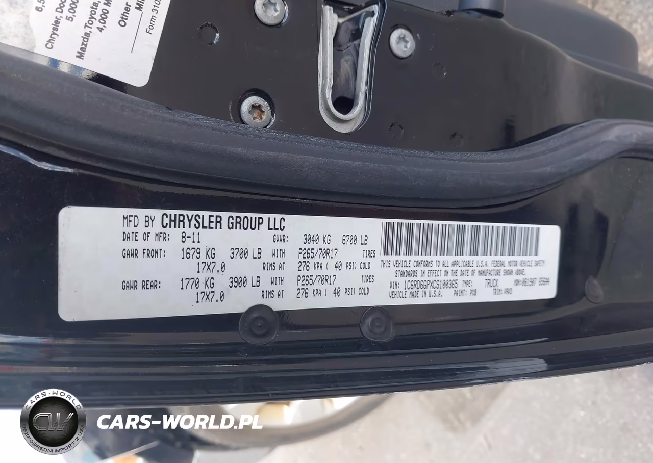 2012 Ram 1500 Slt VIN:1C6RD6GPXCS100365 - 9