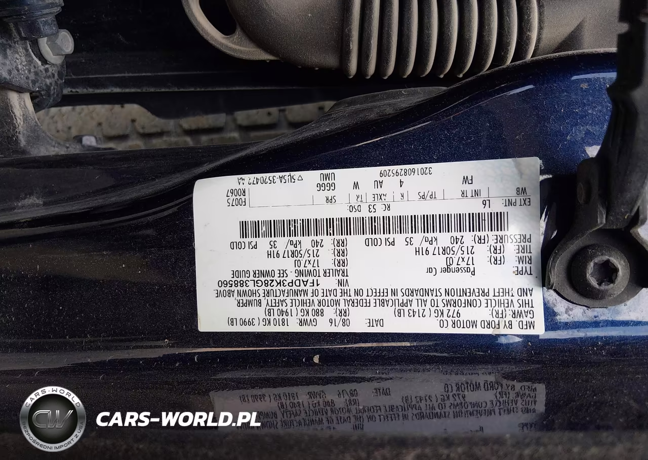 2016 Ford Focus Se VIN:1FADP3K28GL388560 - 9
