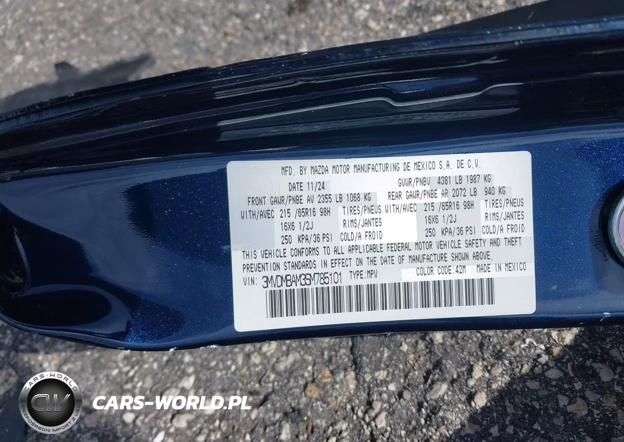 2025 Mazda Cx-30 2.5 S VIN:3MVDMBAM3SM785101 - 9
