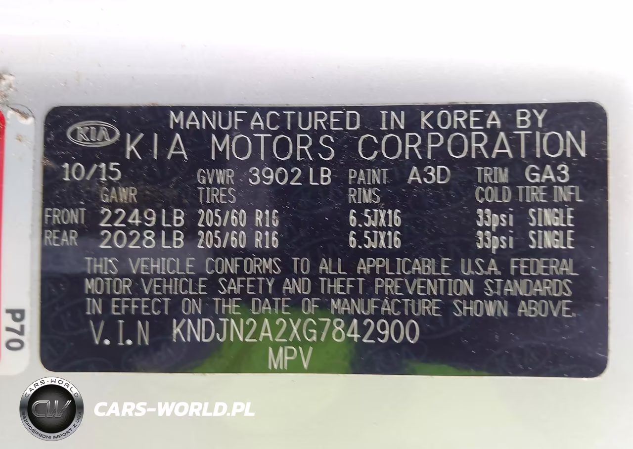 2016 Kia Soul VIN:KNDJN2A2XG7842900 - 9