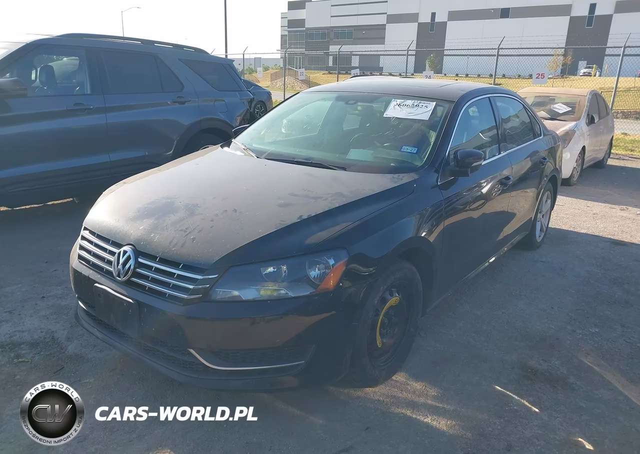 2013 Volkswagen Passat 2.0L Tdi Se VIN:1VWBN7A37DC142441 - 2