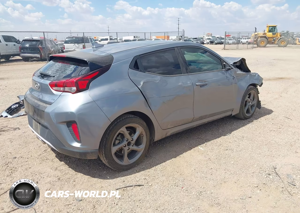 2019 Hyundai Veloster 2.0 VIN:KMHTG6AF5KU006267 - 4