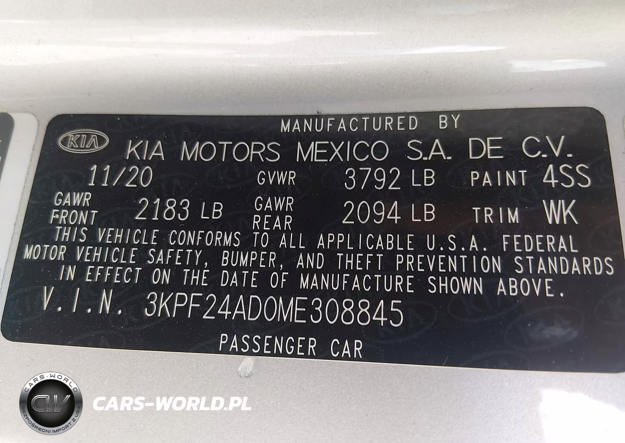 2021 Kia Forte Lxs VIN:3KPF24AD0ME308845 - 9