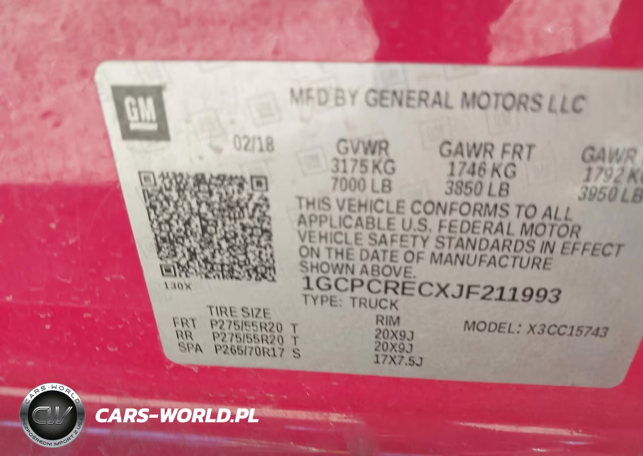 2018 Chevrolet Silverado 1500 1Lt VIN:1GCPCRECXJF211993 - 9