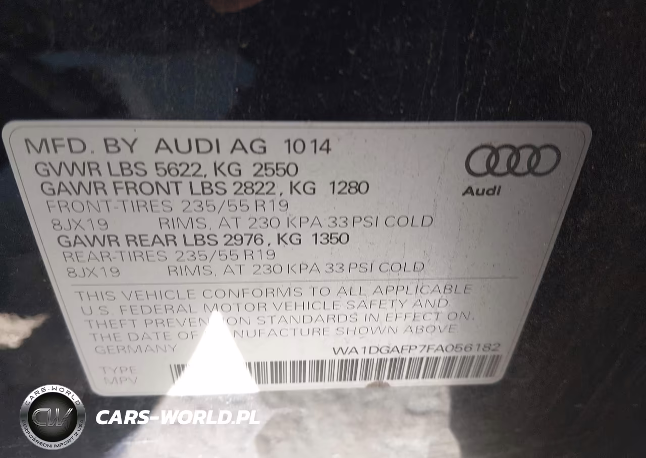 2015 Audi Q5 3.0T Premium Plus VIN:WA1DGAFP7FA056182 - 9