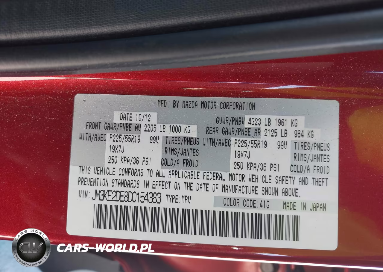 2013 Mazda Cx-5 Grand Touring VIN:JM3KE2DE8D0154383 - 9